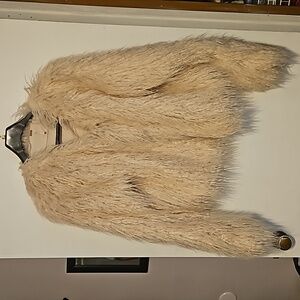 Free people fuzzy jacket, large